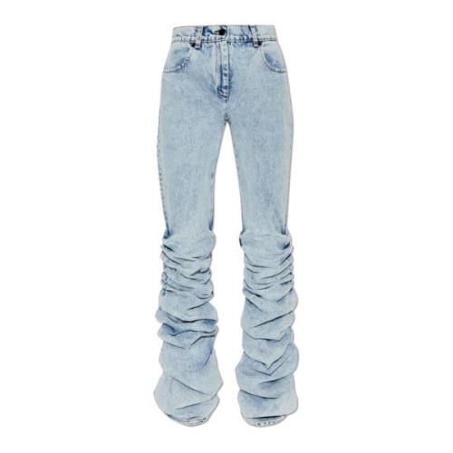 The Mannei Jeans med dekorativa ben Blue, Dam