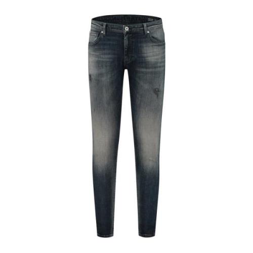 Pure Path Mörkblå Dylan Stiliga Herrjeans Blue, Herr