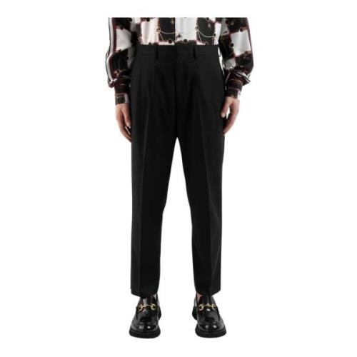 Corsinelabedoli Elegant Suit Trousers Pantalone Black, Herr