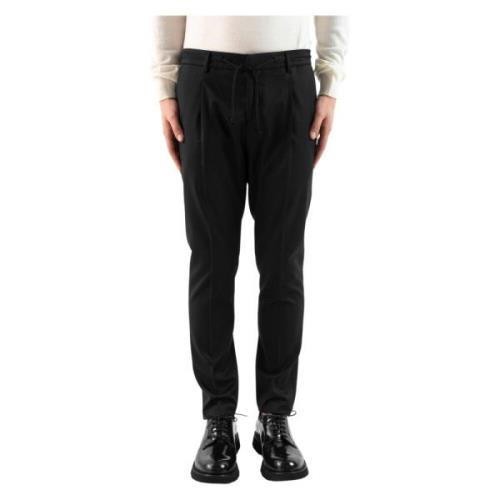 Corsinelabedoli Slim Fit Suit Trousers Black, Herr