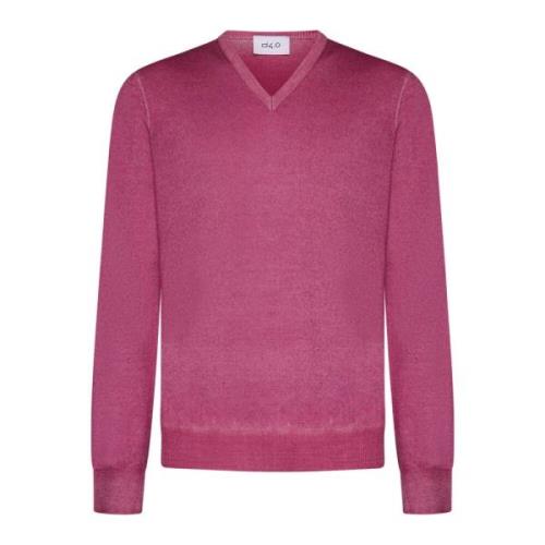 D4.0 Fuchsia Ull Crew-Neck Jumper Pink, Herr