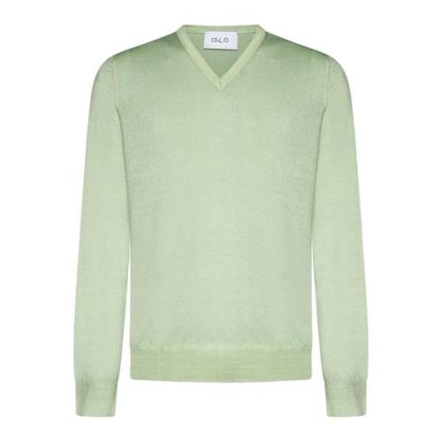 D4.0 Apple Green Crew-Neck Jumper Green, Herr