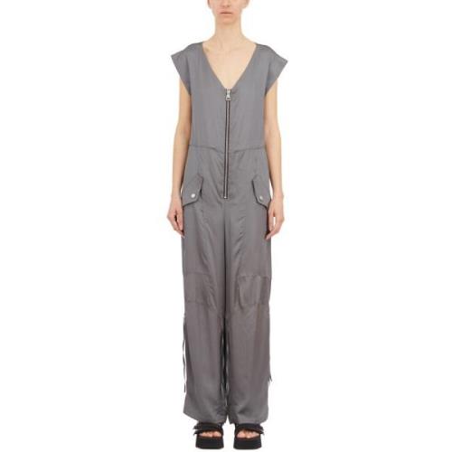 Andrea Ya’aqov Viskos Jumpsuit Gray, Dam