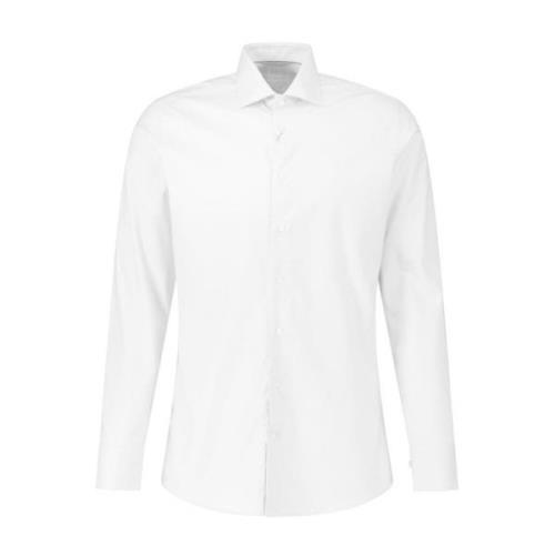 Fakts Klassisk Slim Fit Skjorta White, Herr