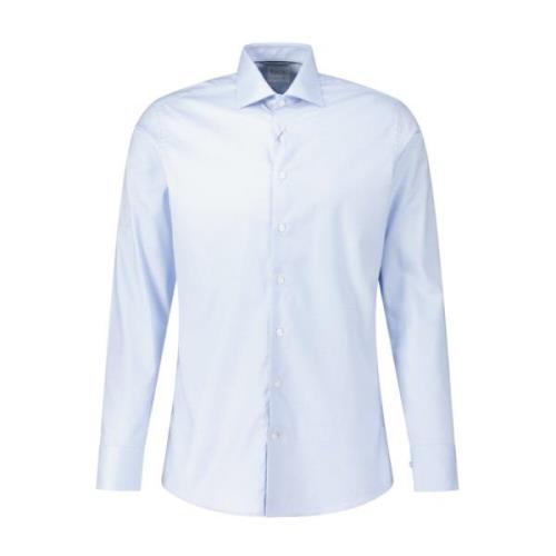 Fakts Klassisk Slim Fit Skjorta Blue, Herr