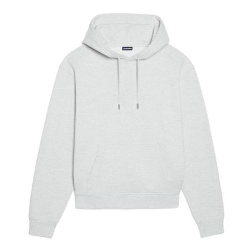 Jacquemus Grå Broderad Sweatshirt med Huva Gray, Herr