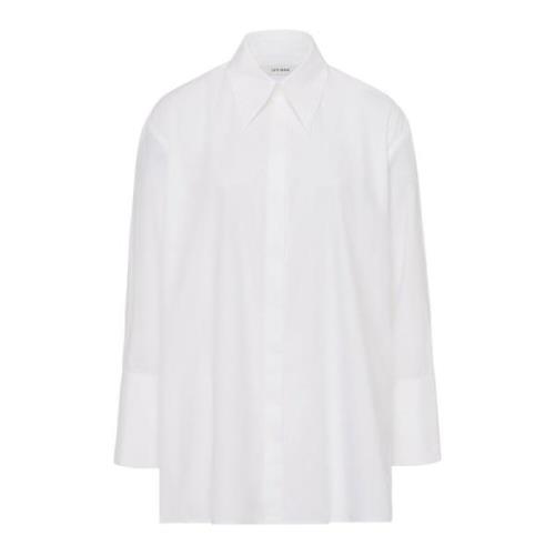 IVY OAK Klassisk Vit Blus White, Dam