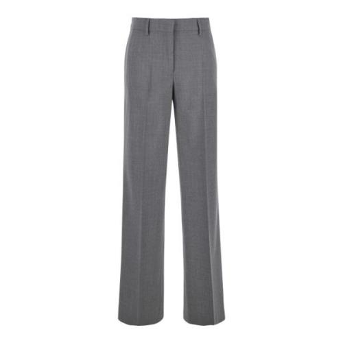 Msgm Grå Byxor Pantalone/Pants Gray, Dam