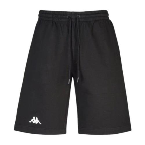 Kappa Shorts för Män - Stiligt Design Black, Herr