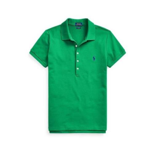 Ralph Lauren Snygg T-shirt för Män Green, Dam