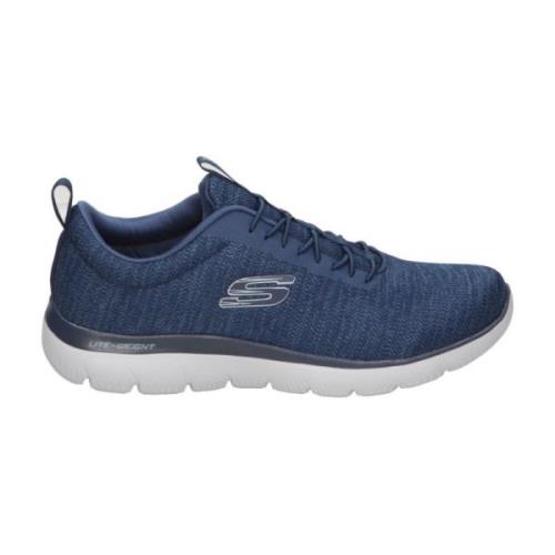 Skechers Herr Sportiga Sneakers Blue, Herr