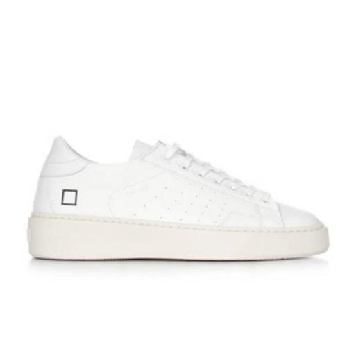 D.a.t.e. Vita Sneakers Levante Calf White, Herr