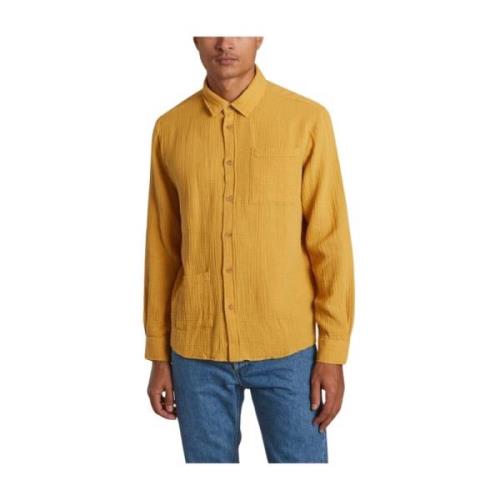 Bask in the Sun Casual Shirts Yellow, Herr