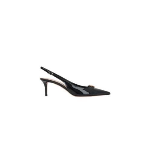 Valentino Garavani Svart Häl Slingback VLogo Signature Black, Dam