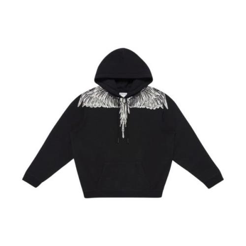 Marcelo Burlon Wings Print Huvtröja Black, Herr