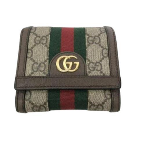 Gucci Vintage Pre-owned Canvas plnbcker Multicolor, Dam