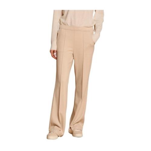 Mason's Kräm Chino Joggers Easy Straight Beige, Dam