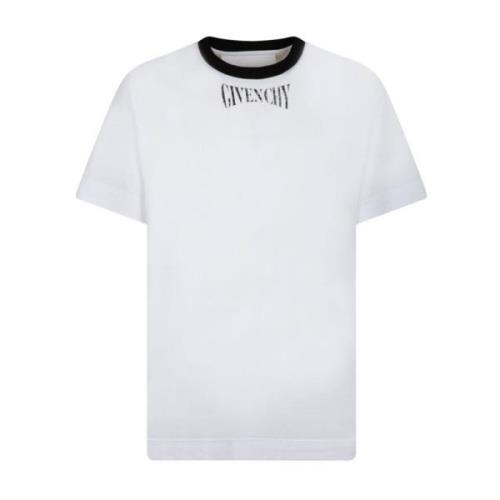 Givenchy Logo Print White T-Shirt White, Herr