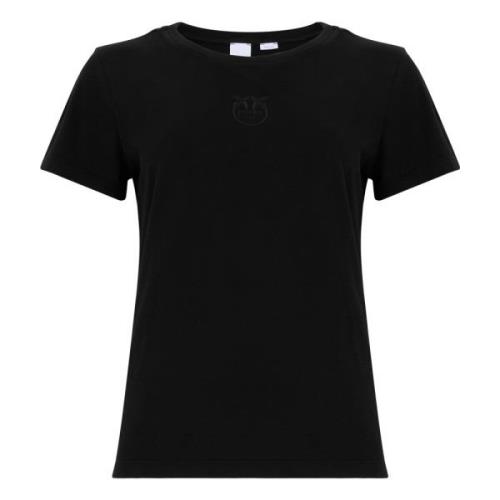 Pinko Stiliga Svarta T-shirts och Polos Black, Dam