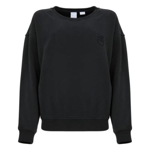 Pinko Svart Sweater Kollektion Black, Dam