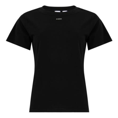 Pinko Stiliga Svarta T-shirts och Polos Black, Dam