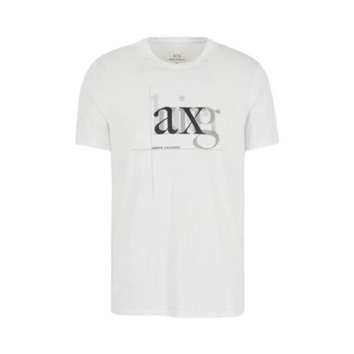 Armani Exchange Grund T-shirt White, Herr