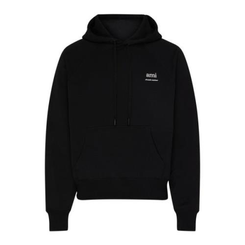 Ami Paris Stilig Hoodie av Alexandre Mattiussi Black, Herr