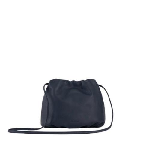 Malababa Läder Crossbody Väska Toti Blue, Dam