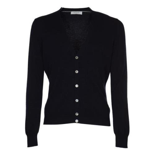 Gran Sasso Stiliga Cardigan Sweaters Black, Herr