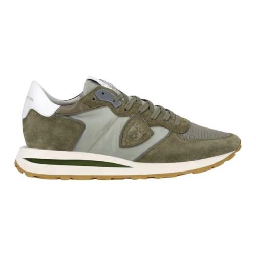 Philippe Model Mondial Militaire Låg Topp Sneakers Multicolor, Herr