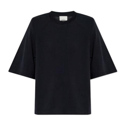 Isabel Marant T-shirt `Ben` Black, Dam