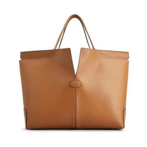 Tod's Brun Läder Toteväska Brown, Dam