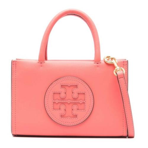 Tory Burch Korall Crunch Mini Bio Ella Pink, Dam