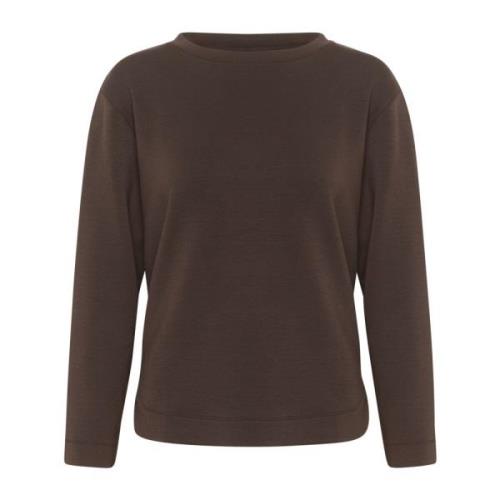 InWear Gincentiw Crewneck Sweatshirt - Americano Brown, Dam