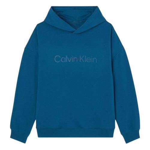 Calvin Klein L/S Hoodie Hoodie Blue, Herr