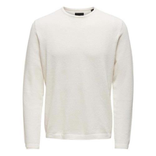 Only & Sons Tröja White, Herr