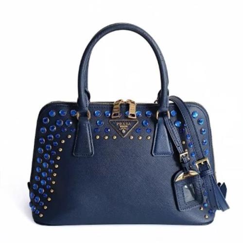 Prada Vintage Pre-owned Laeder prada-vskor Blue, Dam