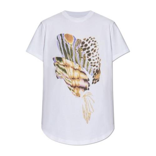 Isabel Marant Étoile T-shirt `Edwige` White, Dam