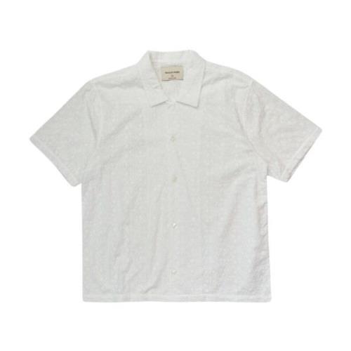 Walk in Paris Ivory Peony Shirt White, Herr