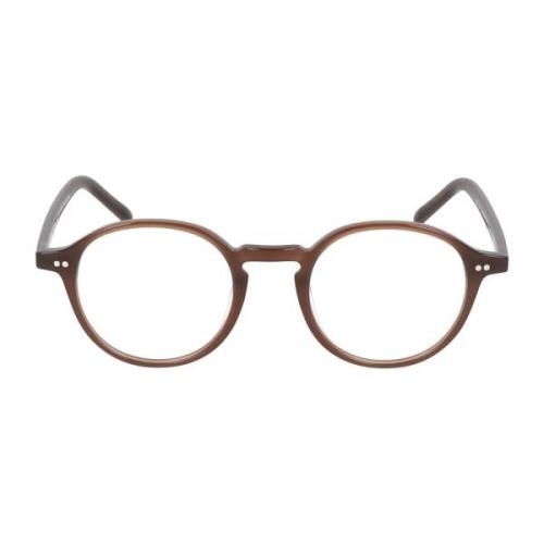 Kaleos Runda acetatglasögon Strasser Brown, Dam