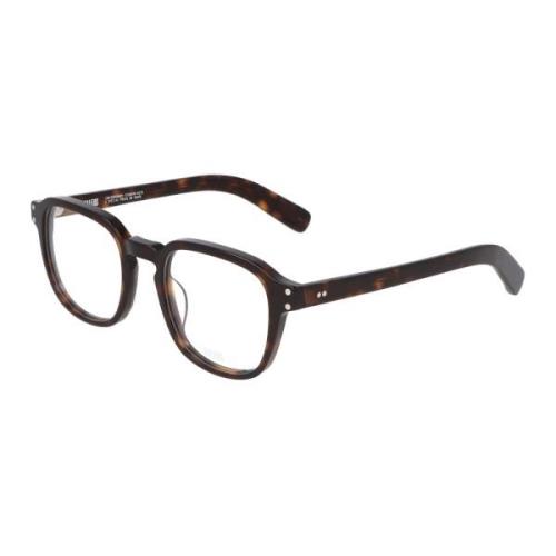 Kaleos Runda acetatglasögon Montagu stil Brown, Unisex