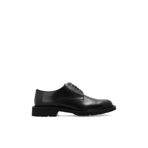 Saint Laurent ‘Army’ läder Derby skor Black, Herr