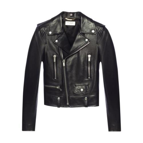 Saint Laurent Bikerjacka Black, Dam