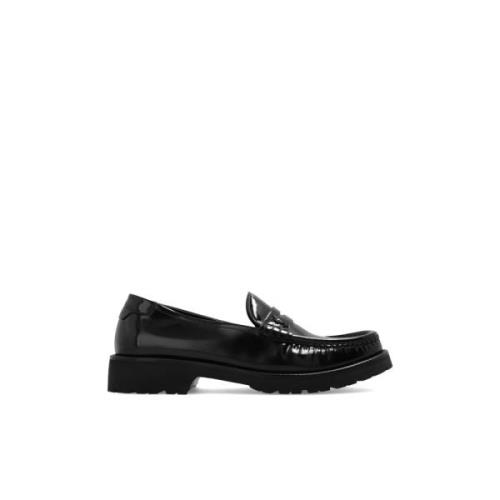 Saint Laurent Läderloafers Black, Herr