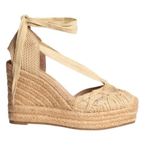 Corina Esparto wedges Beige, Dam