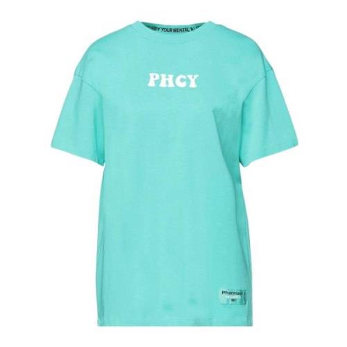 Pharmacy Industry Grön Logo Print T-shirt Green, Dam