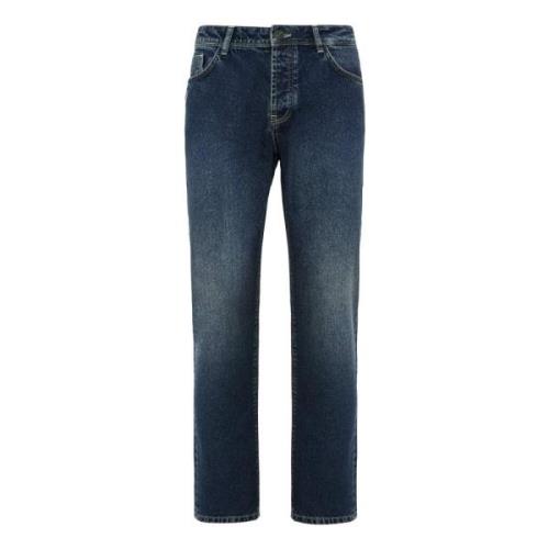 Boggi Milano Stretch Denim Jeans Blue, Herr