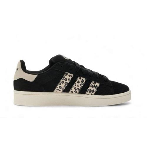 Adidas Leopardmönstrade Sneakers Black, Dam