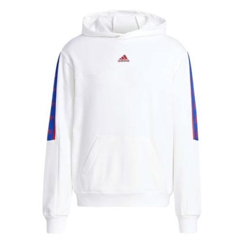 Adidas Hoodie White, Herr