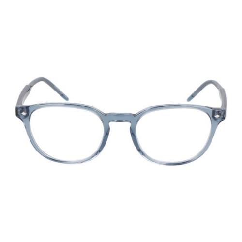 Armani Runda Acetatglasögon Modell AR 7259 Blue, Unisex